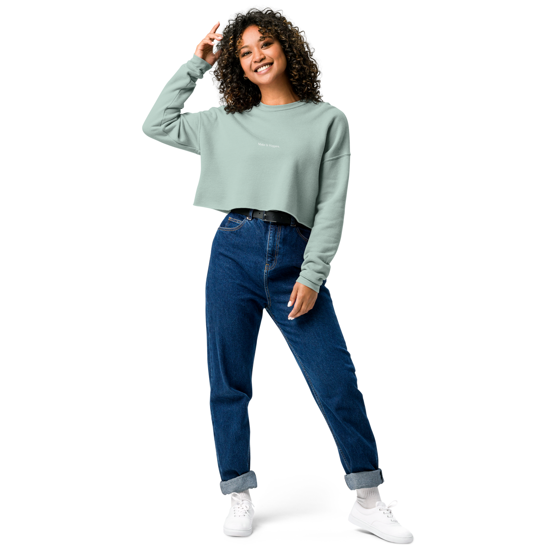 Salille.Shop musta oversized cropped collegepaita – rento mutta tyylikäs valinta.
